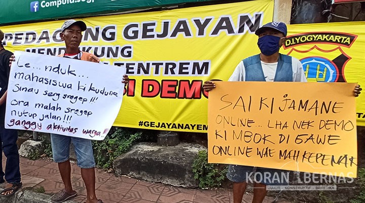 Aksi Gejayan Tidak Memanggil Tolak Unjuk Rasa Mahasiswa