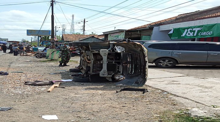 Dua Ormas Pemuda Bentrok di Gombong, Satu Mobil Digulingkan