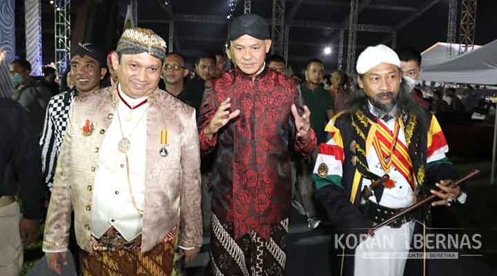 Festival Adat Budaya Nusantara II, Ganjar Bertemu Raja-Raja se-Nusantara