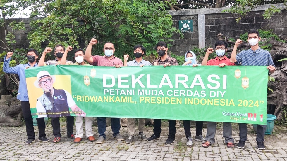 Petani Milenial DIY Dukung Ridwan Kamil Maju Capres 2024