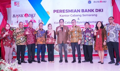 Bank DKI Resmikan Kantor Cabang dan Kantor Cabang Syariah  di Semarang