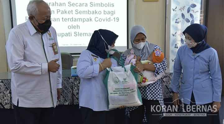 650 Perempuan dan Lansia Peroleh Bantuan Paket Sembako