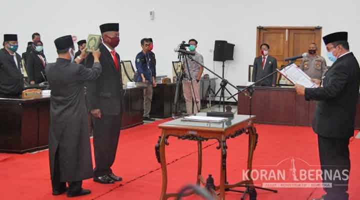 Gigih Basokayadi Dilantik Menjadi Anggota DPRD Kebumen