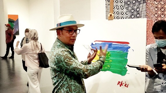 Filosofi Lukisan Ridwan Kamil di Jogja National Museum dalam Politik Pilpres 2024