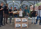 Sambangi Masjid di Moyudan, Honda Community Bikers Soleh Menyerahkan Perlengkapanj Solat dan Piranti