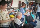 Kompak Putihkan Rambut, Relawan Pejuang Demokrasi Ingin Ganjar Membumi