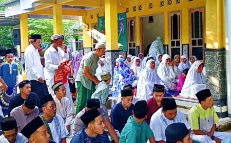 Sebagian Warga Gunungkidul Sholat Ied Kamis 20 April