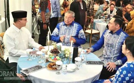 Suasana Penuh Kehangatan Saat Anies Silaturahmi ke Kediaman AHY