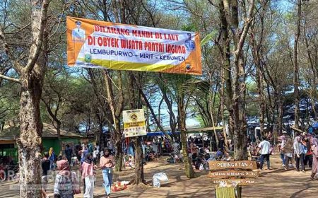 Wisatawan Pantai Mirit Terseret Ombak Belum Ditemukan