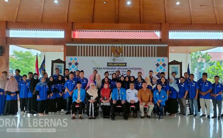 Pengurus 17 Kecamatan Dilantik Serentak, KNPI Banyak Berperan di Masyarakat