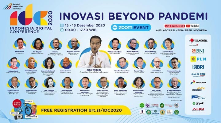Presiden Jokowi Dijadwalkan Membuka Indonesia Digital Conference 2020 