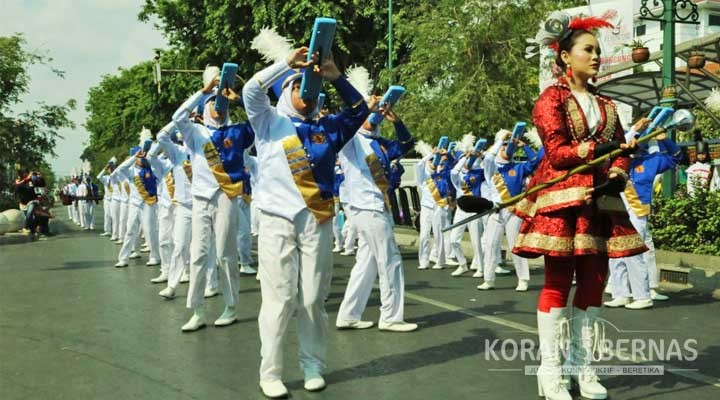 Nyali Sempat Ciut, Marching Band SMPN 1 Purworejo Boyong Piala Raja