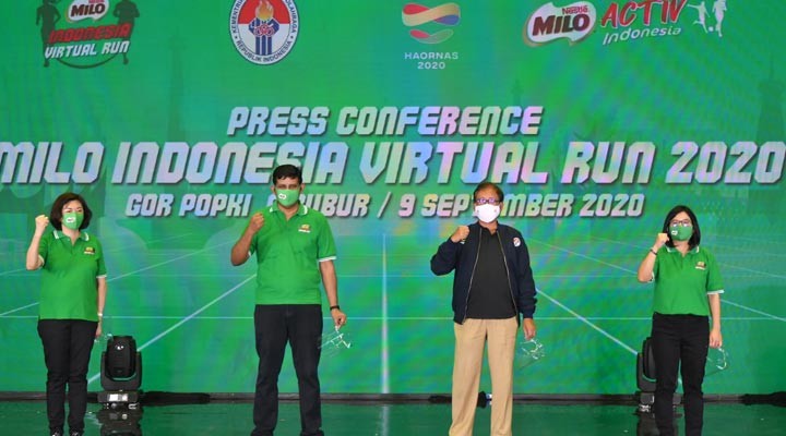 MILO Indonesia Virtual Run Melombakan Kategori Individu 10K dan Family Run 3K
