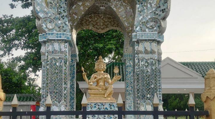 Patung Dewa Empat Muka di Kelenteng Tuban Didatangkan Langsung Dari Thailand
