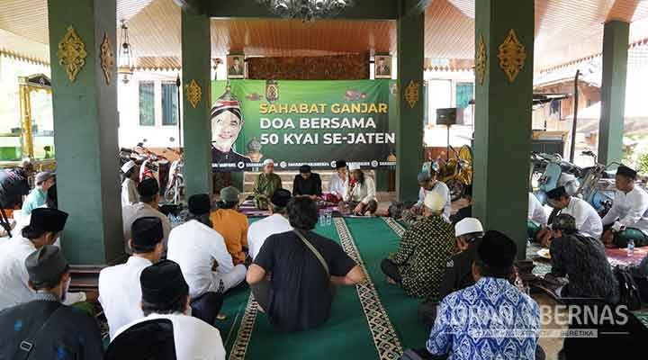 Sahabat Ganjar Doa Bersama 65 Kiai dan Gus di Banjarnegara