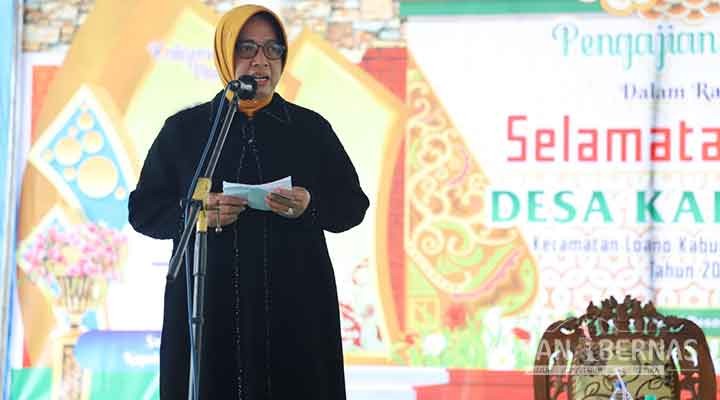 Wakil Bupati Purworejo Yuli Hastuti Hadiri Pengajian Merti Desa Kalisemo Bersama Ustadzah Mumpuni