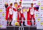 Lagi, Pebalap Astra Honda Kuasai Podium, Indonesia Raya Berkumandang di Balapan Asia
