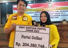 Pemkab Purworejo Serahkan Bantuan Keuangan Parpol Sebesar Rp 1 Miliar, untuk Pendidikan Politik