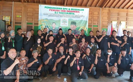 Dorong Regenerasi, Anton Prabu Semendawai Pimpin Pemuda Tani Indonesia Provinsi DIY