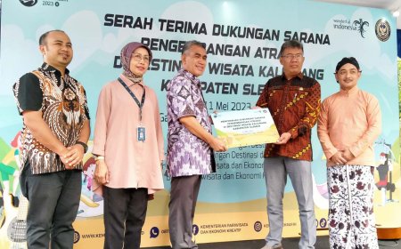 Kemenparekraf Serahkan Sarana Atraksi Untuk Kawasan Wisata Kaliurang