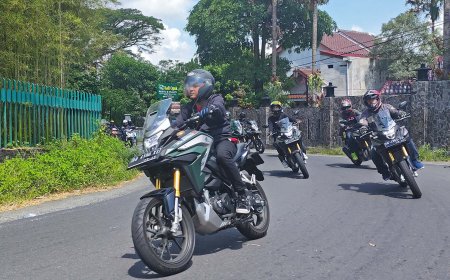 Astra Motor Yogyakarta Gelar CB150X Hangout Temples Ride Series