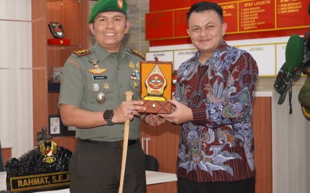 Jalin Silaturahmi, Pendiri Komunitas AD 1 PM Menemui Komandan Kodim Wonosobo