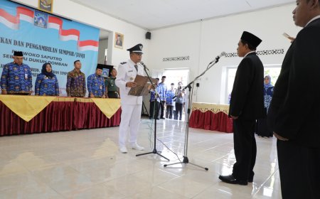 Dukuh Domban Dilantik, Jaga Kondusivitas Menjelang Pemilu