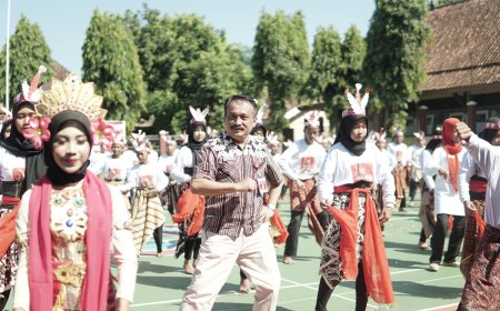 Gelar Karya P5 di SMPN 4 Purbalingga, Kepala Dinas Ikut Berjoget