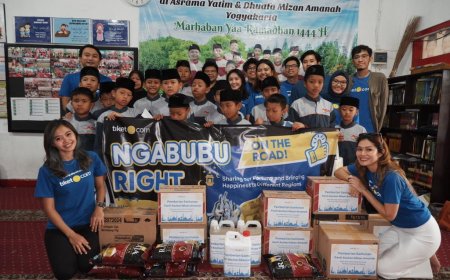 Karyawan Travel Online Galang Donasi untuk Panti Asuhan di Yogyakarta