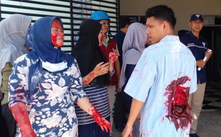 Antisipasi Korban Bentrok Massa, 42 RS Gelar Simulasi di Bantul