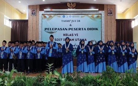 Pembelajaran Al Quran, Adab dan Ibadah Menjadi Bagian dari Penentu Kelulusan SDIT Insan Utama