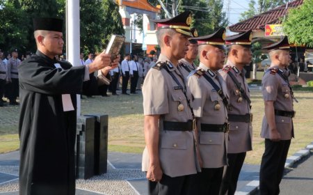 Empat Perwira Polres Kebumen Pindah Tugas