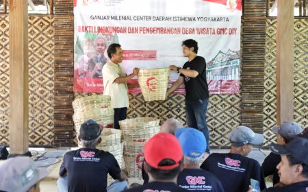 Inspiratif, Milenial Loyalis Ganjar Mengembangkan Potensi Desa Wisata Grogol Sleman Melalui Bakti Lingkungan