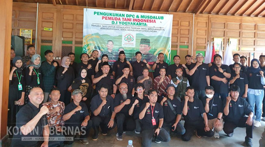 Dorong Regenerasi, Anton Prabu Semendawai Pimpin Pemuda Tani Indonesia Provinsi DIY