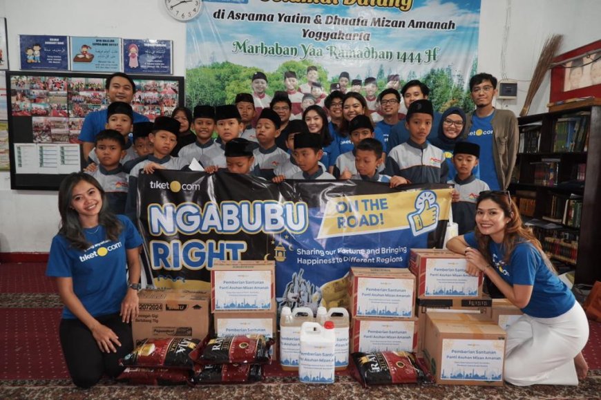 Karyawan Travel Online Galang Donasi untuk Panti Asuhan di Yogyakarta