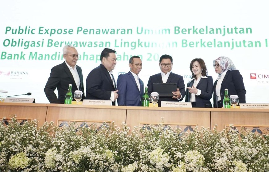 Melanjutkan Strategi Bisnis Berkelanjutan, Bank Mandiri Incar Rp 5 Triliun dari Penerbitan Green Bond