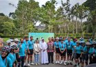 Gowes 93 Kilometer, 100 Pesepeda Indonesia dan Qatar ke Borobudur