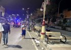 Pengendara Motor Terluka, Kecelakaan Tunggal di Jalan Soekarno-Hatta