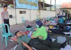 Hari Bhayangkara, Anggota TNI, Polri dan Satpol PP Donor Darah