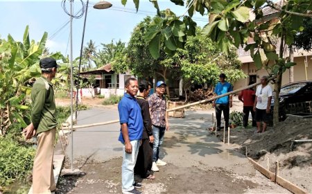 Sering Banjir, Warga Kutu Kembangan Sambut Gembira Proyek Padat Karya