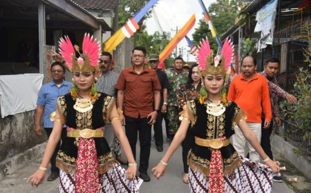 Dulu Sering Banjir, Drainase Padukuhan Lojajar Diresmikan