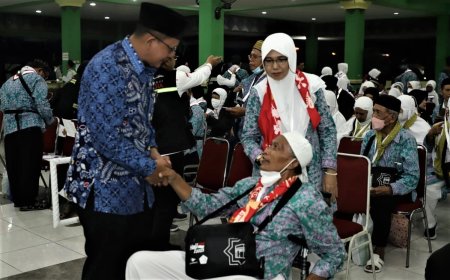 360 Jamaah Haji Sleman 2023 Berangkat ke Tanah Suci