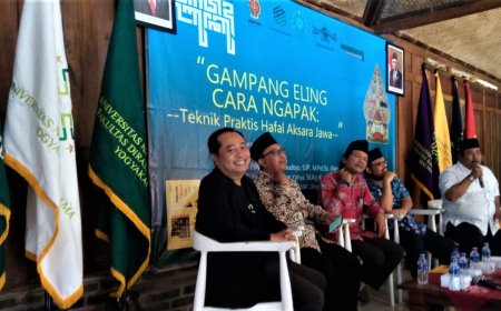 Peduli Aksara Jawa, Anggota DPRD DIY Syukron Arif Muttaqin Ajak Mahasiswa Belajar Metode Cara Ngapak