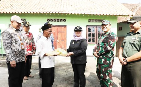 Dua RTLH Selesai Direnovasi Kegiatan TMMD Sengkuyung