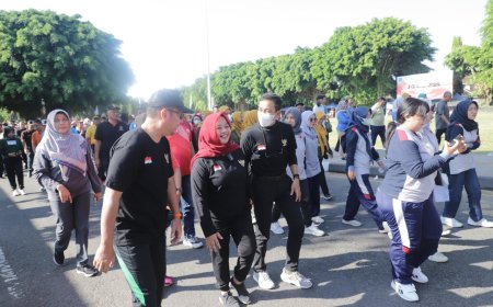 Peringati Hari Pancasila, 500 Peserta Jalan Sehat Bersama Bupati
