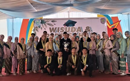 Diarak Drum Band, 255 Lulusan SMPN 3 Purbalingga Diwisuda
