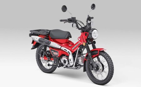 Begini Tampilan Modern Motor Bebek Trekking Honda CT125