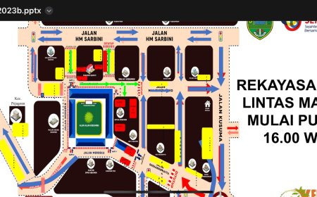 KIE Berlangsung Sepekan, Jalan Menuju Alun-alun Kebumen Ditutup Mulai Sore