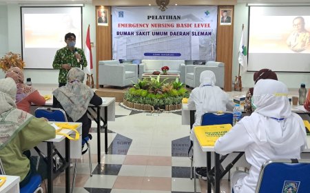 Berlangsung Enam Hari, RSUD Sleman Gelar Pelatihan Keperawatan Gawat Darurat
