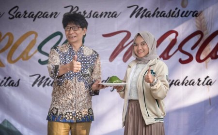 Implementasi Program Green Campus, Mahasiswa UMY Sarapan Gratis Setiap Selasa